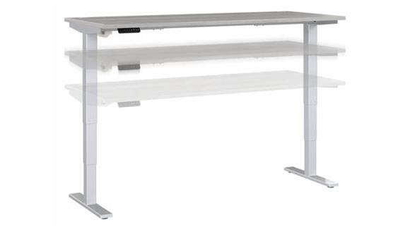 6ft W x 30in D Height Adjustable Standing Desk