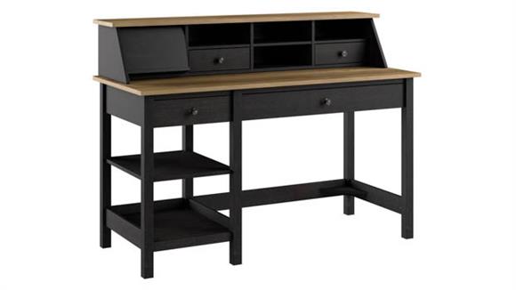 54in W Computer Desk with Shelves and Desktop Organizer