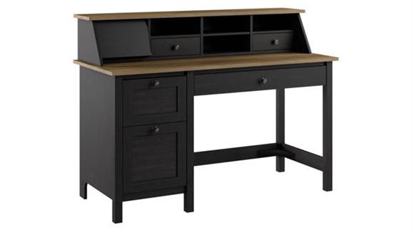 54in W Computer Desk with Drawers and Desktop Organizer