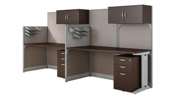 Set of 2 Workstations with Storage