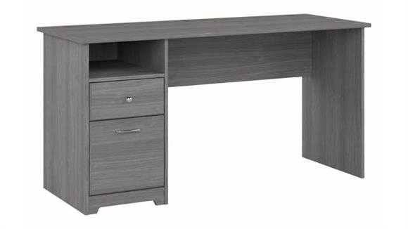 60in W Computer Desk with Drawers