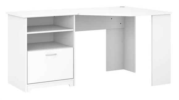 60in W Corner Desk with Storage