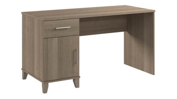 54in W Office Desk with Drawer and Storage Cabinet