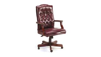 Office Chairs WFB Designs Traditional Style Vinyl Executive Chair