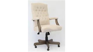 Office Chairs WFB Designs Executive Chair with Driftwood Frame