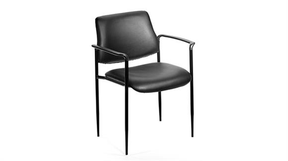 Stacking Chairs Boss Office  Chairs  Black Caressoft Stack Chair