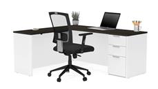 L Shaped Desks Bestar L-Shaped Desk