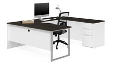 U Shaped Desks Bestar U-Shaped Desk