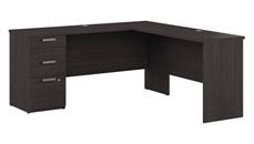 L Shaped Desks Bestar 65" W L-Shaped Desk with Storage