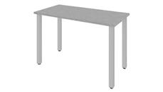 Computer Tables Bestar 48in W 24“D Table Desk with Square Metal Legs