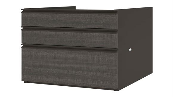 File Cabinets Vertical Bestar 3 Drawer Pedestal