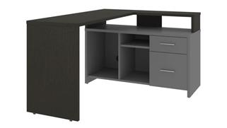 L Shaped Desks Bestar 56in W  L-Shaped Desk