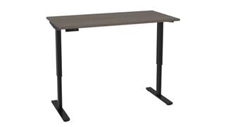Adjustable Height Desks & Tables Bestar 60in W Ajustable Height Desk