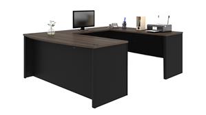 L Shaped Desks Bestar U Shaped Desk
