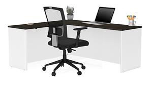 L Shaped Desks Bestar Compact L Shaped Desk