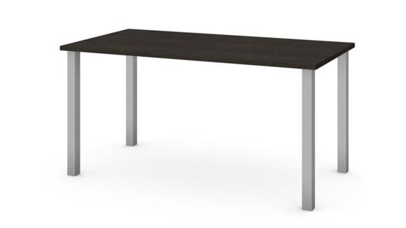 30in x 60in Table with Square Metal Legs