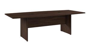 Conference Tables Bush Furniture 8ft W x 42in D Boat Shaped Conference Table with Wood Base