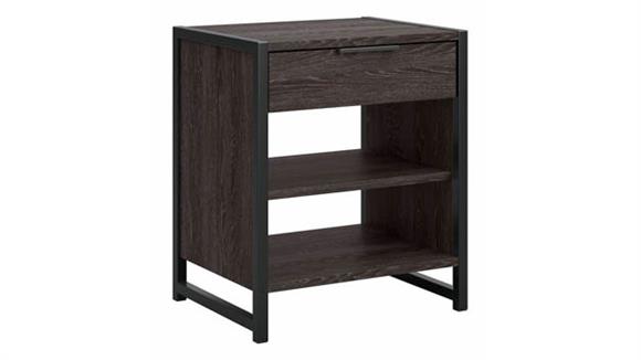 Night Stands Bush Furniture Nightstand with Drawer and Shelves