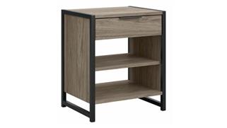 End Tables Bush Furniture Small End Table with Drawer and Shelves