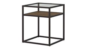 End Tables Bush Furniture Glass Top End Table