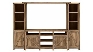 TV Stands Bush Furniture 65" W Farmhouse TV Stand with Shelves Entertainment Center
