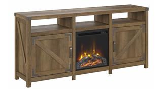 Electric Fireplaces Bush Furniture 65" W Electric Fireplace TV Stand for 70" TV