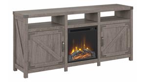 Electric Fireplaces Bush Furniture 65" W Electric Fireplace TV Stand for 70" TV