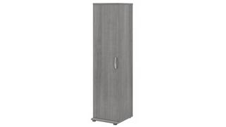 Storage Cabinets Bush Furniture Narrow Clothing Storage Cabinet with Door and Shelves
