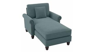 Chaise Lounge Bush Furniture Chaise Lounge with Arms