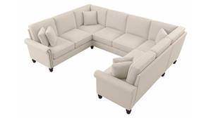 Sectional Sofas Bush Furniture 113in W U-Shaped Sectional Couch