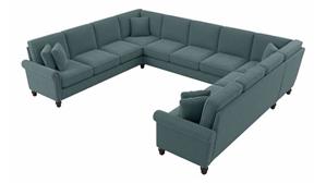Sectional Sofas Bush Furniture 137in W U-Shaped Sectional Couch
