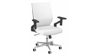 Office Chairs Bush Furniture Mid Back Leather Desk Chair