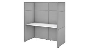 Workstations & Cubicles Bush Furniture 60" W Cubicle Desk Workstation with 66"H Closed Panels