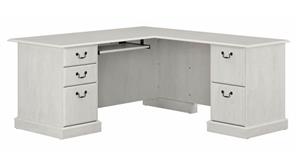 L Shaped Desks Bush Furniture 66" L-Shaped Executive Desk