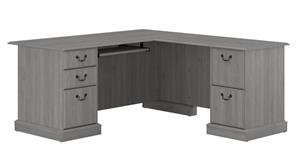 L Shaped Desks Bush Furniture 66in L-Shaped Executive Desk
