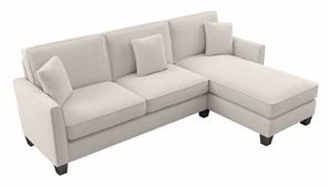 Sectional Sofas Bush Furniture 102" W Sectional Couch with Reversible Chaise Lounge