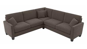 Sectional Sofas Bush Furniture 99" W L-Shaped Sectional Couch