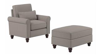 Accent Chairs Bush Furniture Accent Chair with Ottoman Set