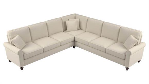 Sectional Sofas Bush Furniture 111" W L-Shaped Sectional Couch