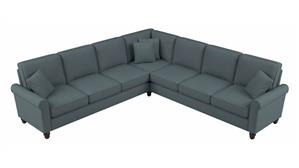 Sectional Sofas Bush Furniture 111" W L-Shaped Sectional Couch