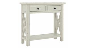 Console Tables Bush Furniture 36" W Narrow Console Table with Drawers - Assembled