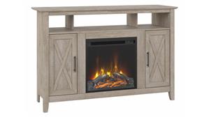 Electric Fireplaces Bush Furniture Tall Electric Fireplace TV Stand for 55" TV