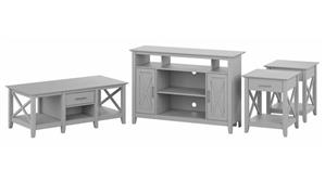 Coffee Tables Bush Furniture Tall TV Stand for 55in TV with Coffee Table and End Tables