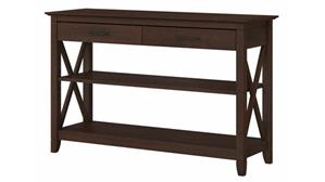 Console Tables Bush Furniture Console Table with Drawers and Shelves