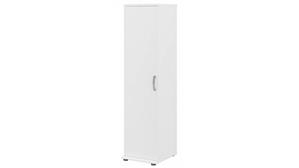 Storage Cabinets Bush Furniture Narrow Linen Tower with Door and Shelves