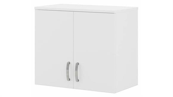 Storage Cabinets Bush Furniture Laundry Room Wall Cabinet with Doors and Shelves