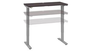 Adjustable Height Desks & Tables Bush Furniture 48in W x 24in D Height Adjustable Standing Desk