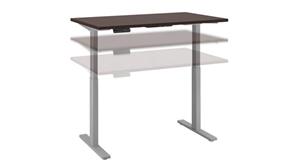 Adjustable Height Desks & Tables Bush Furniture 48" W x 24" D Electric Height Adjustable Standing Desk