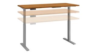 Adjustable Height Desks & Tables Bush Furniture 60" W x 24" D Height Adjustable Standing Desk