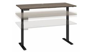 Adjustable Height Desks & Tables Bush Furniture 60in W x 30in D Height Adjustable Standing Desk